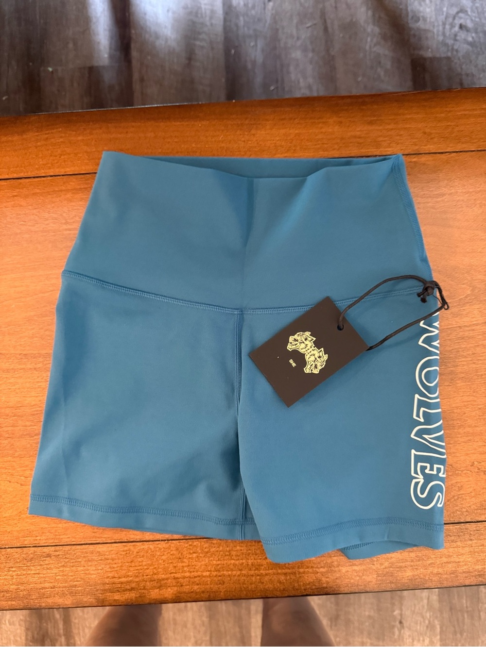Darc Sport Teal High-Rise Bike Shorts